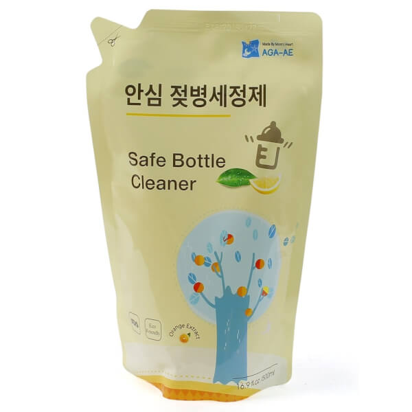 Nước Rửa Bình Sữa Aga - Ae Hương Cam_Túi 500Ml