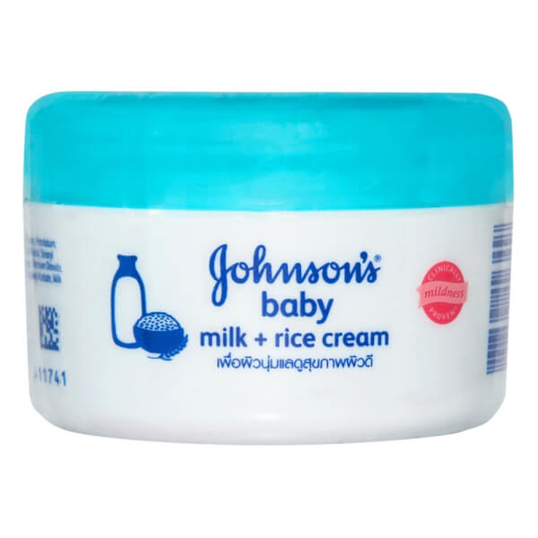 Kem dưỡng da chứa sữa và tinh chất gạo Johnson baby (Hũ 50gr)