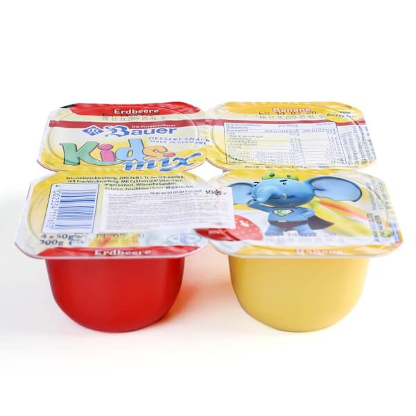 Phô Mai Hoa Quả Kids Mix Vị Dâu Chuối 50G - Lốc 4