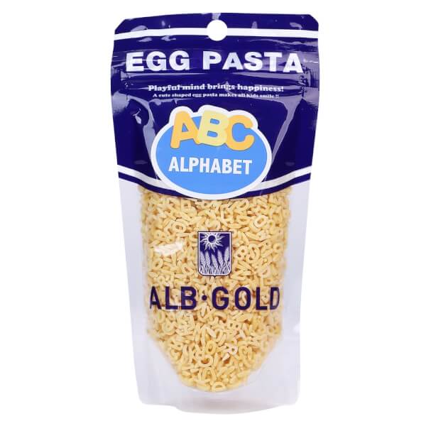 Mì Nui Trứng Egg Pasta Hình Chữ Cái Abc 90G