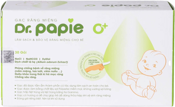 Gạc Răng Miệng Thảo Mộc Phòng Viêm Dr.Papie