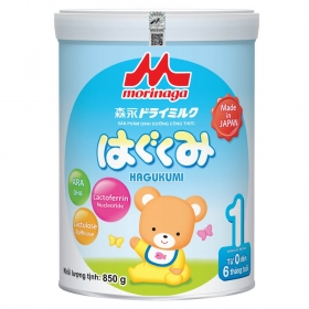 Morinaga số 1 (Hagukumi), 0-6 tháng, 850g