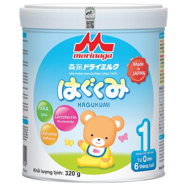 Sữa Morinaga Số 1 320G (Hagukumi, 0 - 6 Tháng)