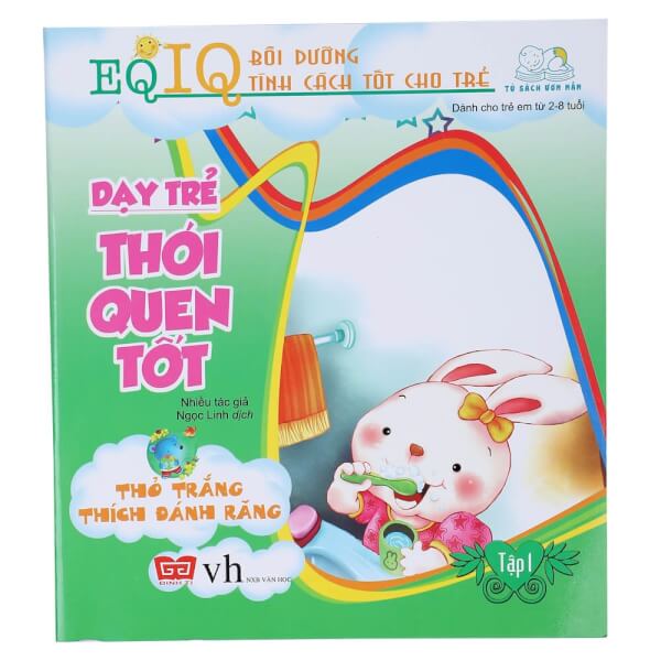 Eq - Iq Bồi Dưỡng Tính Cách Tốt Cho Trẻ - Dạy Trẻ Thói Quen Tốt 1(35N) - Thỏ Con Thích Đánh Răng