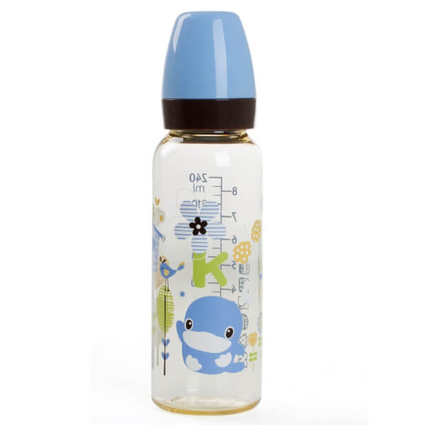 Babyzone 76 Bình sữa Kuku nhựa PP BPA Free cổ hẹp 240ml Xanh chính hãng, giá tốt