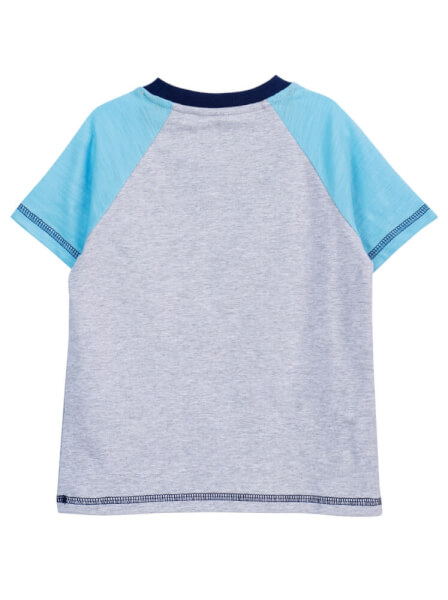 Bộ thun bé trai ngắn CF B0320025 (9M,Xám)