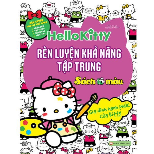 30_Hello Kitty - Rlkn Tập Trung (Tô Màu) Gia Đình Hạnh Phúc Của Kitty