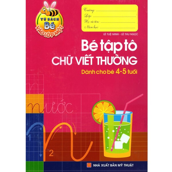 Bé Vào Lớp 1 - Bé Tập Tô Chữ Viết Thường (4 - 5T) B8