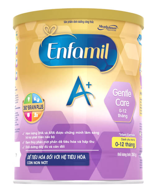 Sữa Enfamil A+ Gentle Care Infant Formula 350G (0 - 12 Tháng)