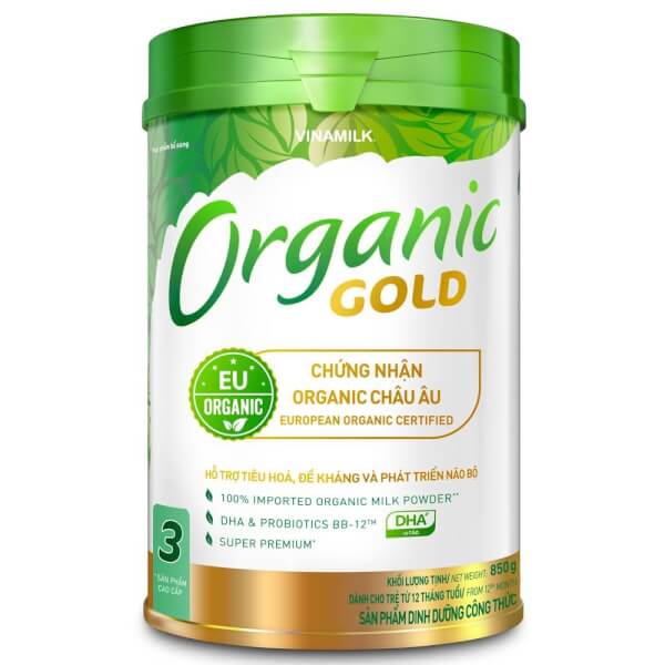 Sữa Vinamilk Organic Gold 3 850G (Từ 12 Tháng)