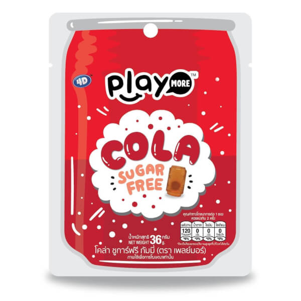 Kẹo Dẻo Vị Cola Playmore 36G