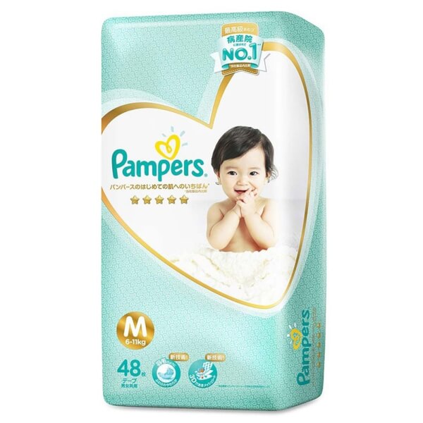 Bỉm Tã Quần Pampers Nhật Size M 48 Miếng (6 - 11Kg, New)