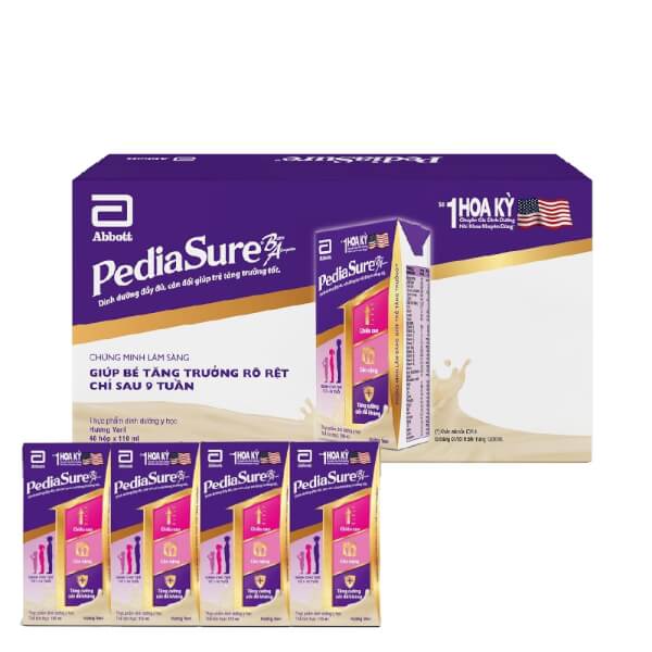 Thùng thực phẩm dinh dưỡng y học cho trẻ 1-10 tuổi: Pediasure hương vani (110ml) (Lốc 4) (12 lốc) - đến nơi bán Biểu đồ lịch sử biến động giá bán Thùng thực phẩm dinh dưỡng y học cho trẻ 1-10 tuổi: Pediasure hương vani (110ml) (Lốc 4) (12 lốc)