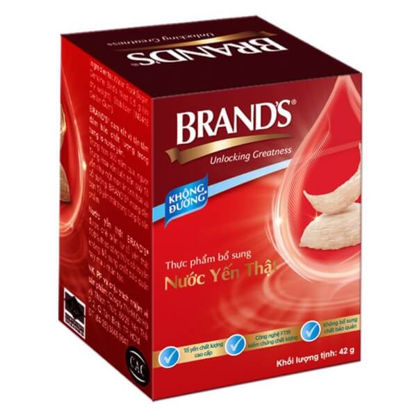 Nước Yến Thật Brand's Không Đường 42G