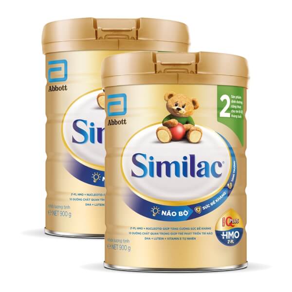 Combo 2 lon Sữa Similac Eye-Q số 2 900g (6-12 tháng)