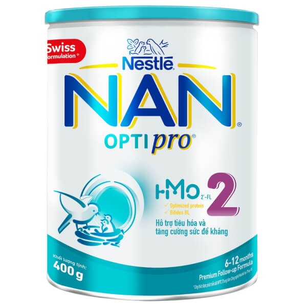 Sữa Nan Optipro 2, 6 - 12 Tháng, 400G