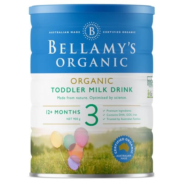 Sữa Bellamy's Organic Toddler Milk Drink Số 3 900G (1 - 3 Tuổi)