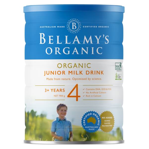 Sữa Bellamy's Organic Junior Milk Drink Số 4 900G (Trên 3 Tuổi)