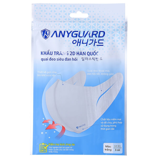 Khẩu Trang Anyguard (3 Cái/ Túi)