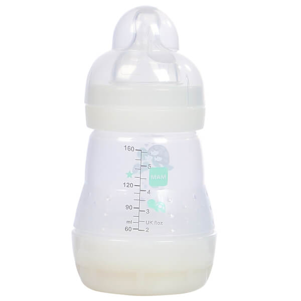 Combo 2 Bình sữa MAM Easy Start Anticolic nhựa PP 160ml (Trắng kem)