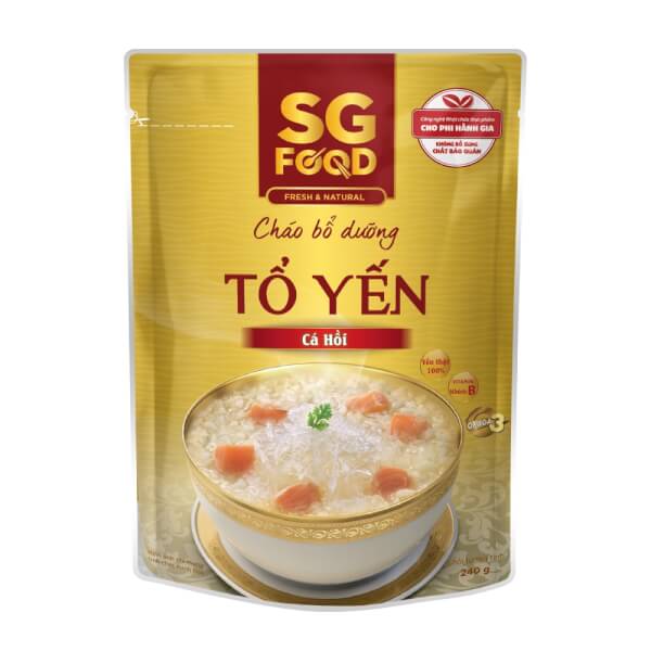 Cháo Bổ Dưỡng Tổ Yến Cá Hồi, Sg Food, 240G