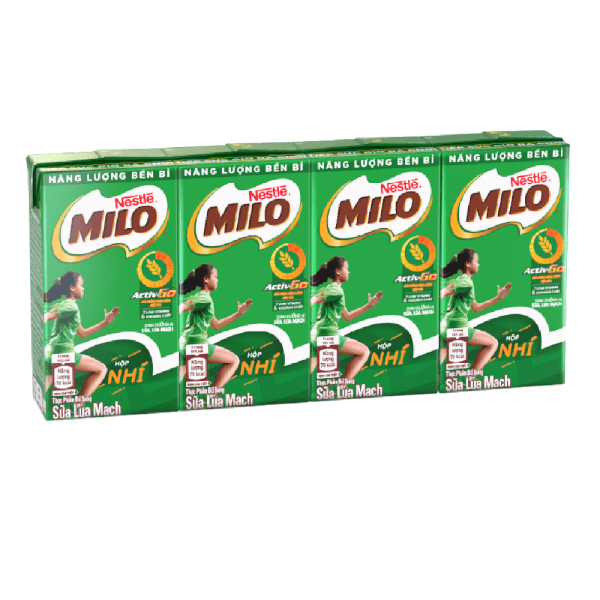 Thức Uống Lúa Mạch Uống Liền Nestlé Milo 115Ml (Lốc 4 Hộp)