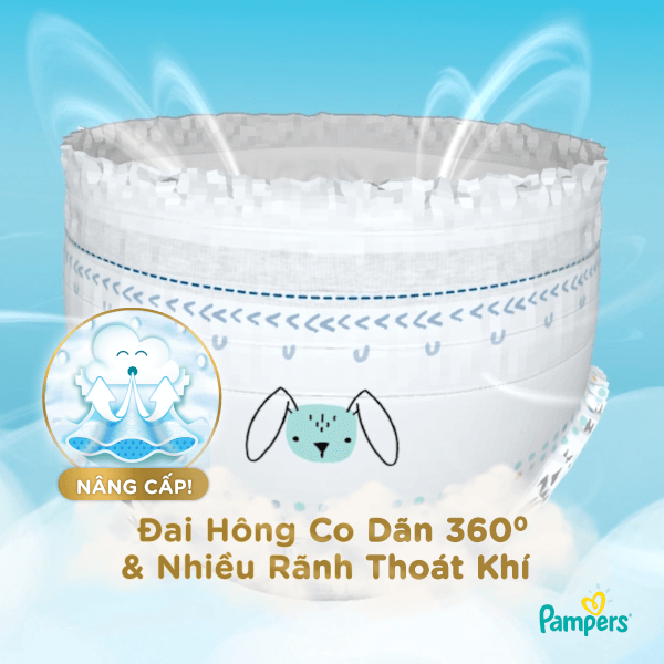 Bỉm tã quần Pampers Nhật size XL 36 miếng (12-22kg, New)