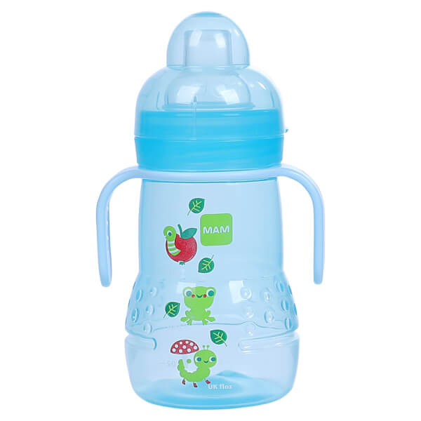 Bình Tập Uống Chống Tràn Cho Bé Mam Trainer Boy 220Ml