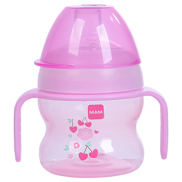 Bình Tập Uống Chống Tràn Mam Starter Cup 150Ml Màu Hồng