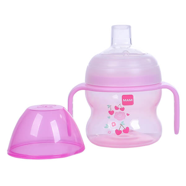 Bình tập uống chống tràn MAM Starter Cup 150ml màu hồng