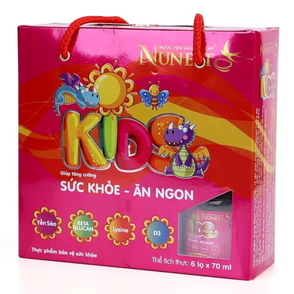 Nước Yến Sào Cao Cấp Nunest Kids 420 Ml