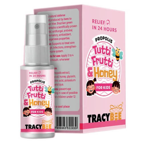 Xịt Keo Ong Vị Trái Cây Cho Bé Tracybee (30Ml)