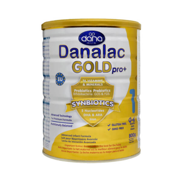 Sữa Danalac Gold Pro+ Số 1 800G (0 - 6 Tháng Tuổi)