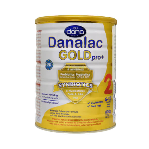 Sữa Danalac Gold Pro+ Số 2 800G (6 - 12 Tháng Tuổi)