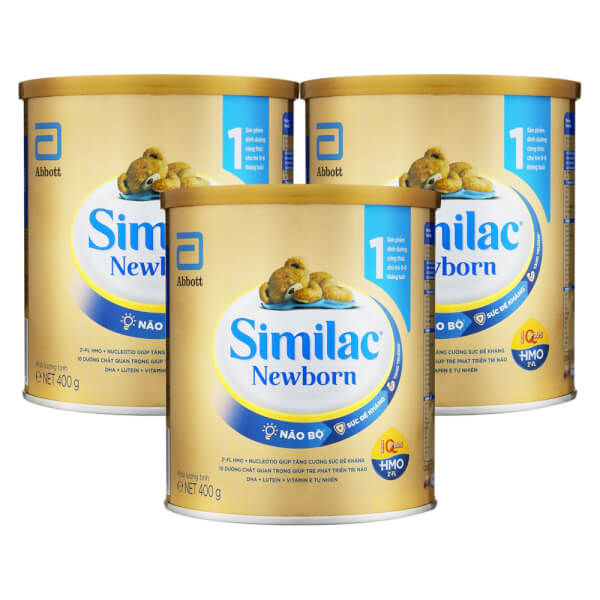 Combo 3 Sữa Similac Newborn Eye-Q 400g (0-6 tháng)