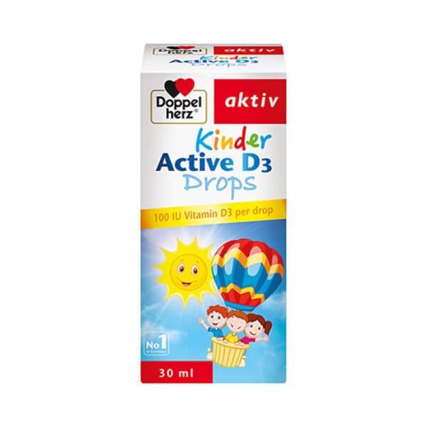 Vitamin D3 Giúp Bé Tăng Chiều Cao Kinder Active D3 Drops