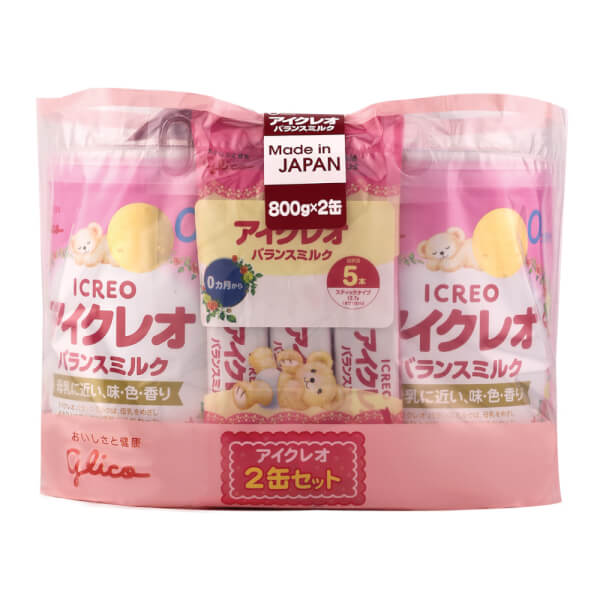 Sữa Glico Icreo Số 0 800G - Combo 2 Lon (0 - 12 Tháng)