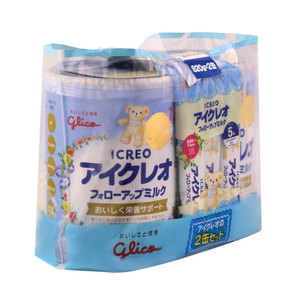 Sữa Glico Icreo số 1 820g - Combo 2 lon (9-36 tháng)
