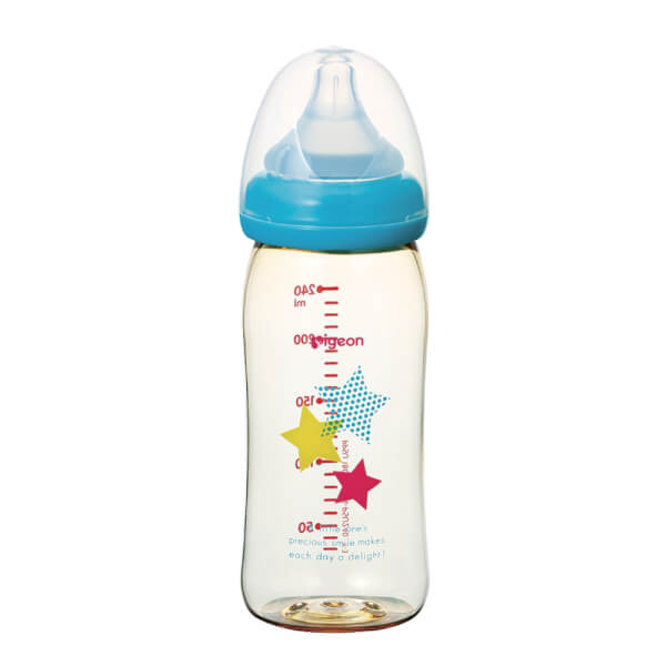 Combo 2 Bình sữa Pigeon nhựa PPSU Plus ngôi sao(240ml)