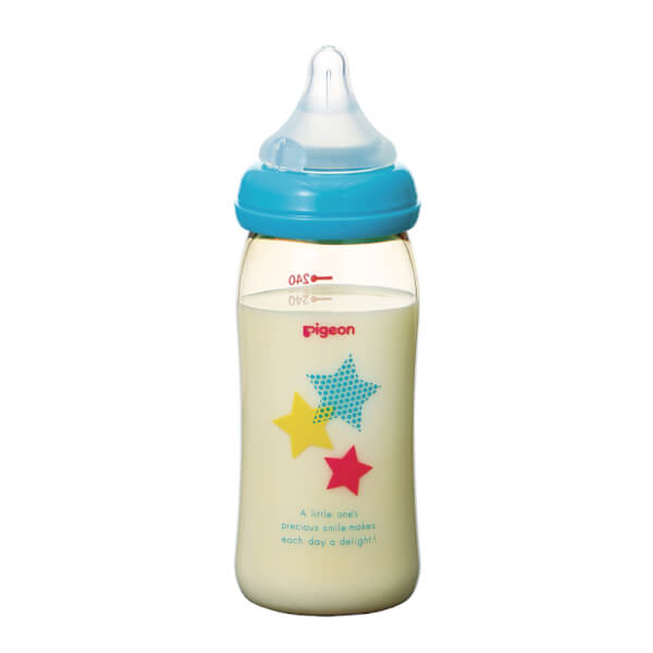 Combo 2 Bình sữa Pigeon nhựa PPSU Plus ngôi sao(240ml)