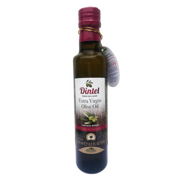 Dầu Olive Ép Nguyên Chất 100% Hiệu Dintel - Extra Virgin Olive Oil (Chai Thủy Tinh) 250Ml