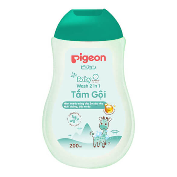 Tắm Gội Dịu Nhẹ Pigeon Jojoba 200Ml (Không Paraben)