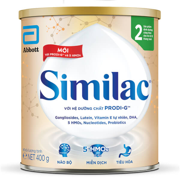 Sữa Similac 5G Số 2 400G (6 - 12 Tháng)