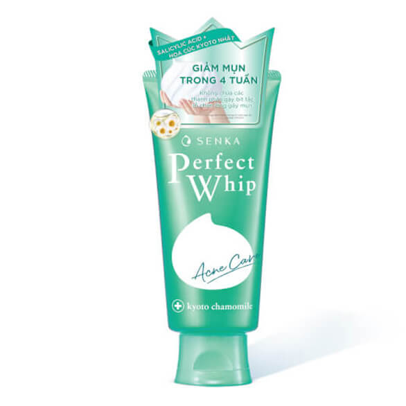 Sữa Rửa Mặt Dành Cho Da Mụn Senka Perfect Whip Acne Care 100G