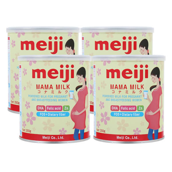 Combo 4 lon Sữa bầu Meiji mama 350g