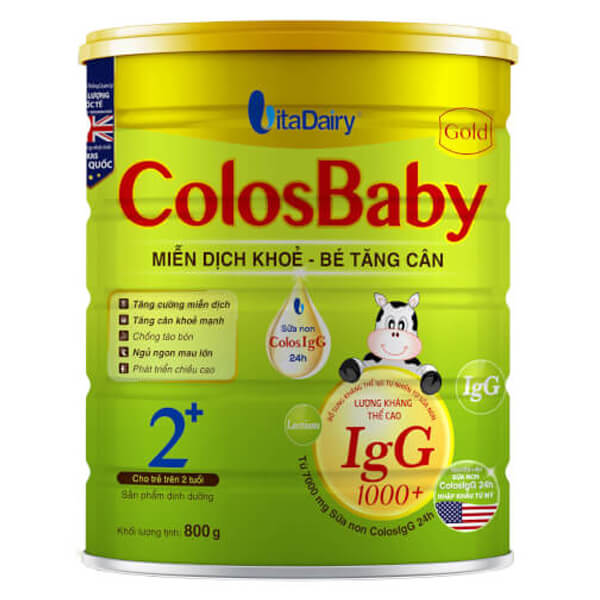 Sữa Colosbaby Gold 2+ 800G (Trên 2 Tuổi)