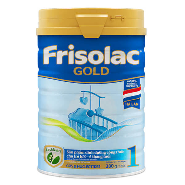 Sữa Frisolac Gold Số 1 380G (0 - 6 Tháng)