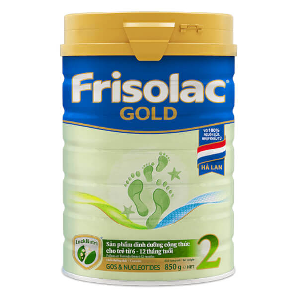 Sữa Frisolac Gold Số 2 850G (6 - 12 Tháng)