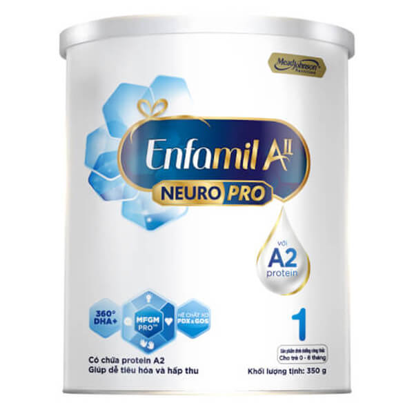 Sữa Enfamil A2 Neuropro Số 1 350G (Infant Formula, 0 - 6 Tháng)