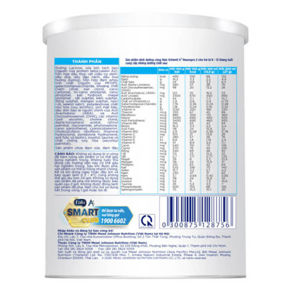 Sữa Enfamil A2 NeuroPro số 2 350g (Follow Up Formula, 6 - 12 tháng tuổi)